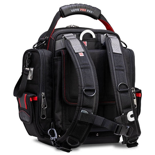 VETO PRO PAC MB5B INFRARED EXTRA-LARGE METER BAG, NEW BLACK AND RED COLOR SCHEME (H:15" W:15" D:8") VPP10851