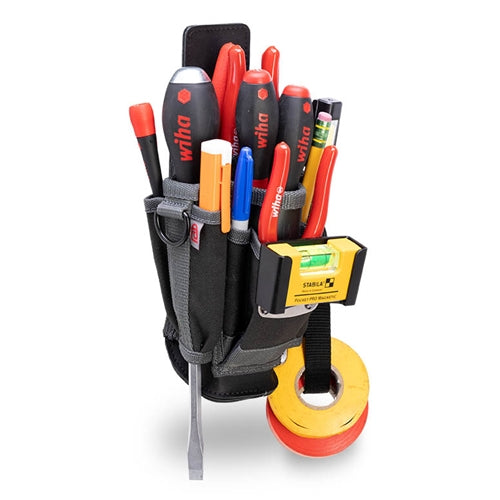 VETO PRO PAC MP1X LEATHER BACKED SMALL-SIZED TOOL POUCH     (H:10" W:5" D:4.5") VPP10653