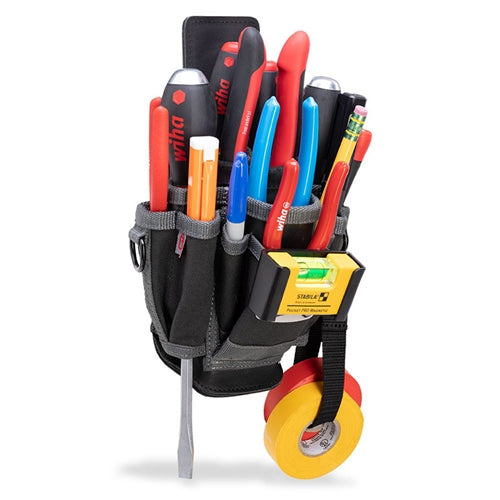 VETO PRO PAC MP2X COMPACT LEATHER-BACKED TOOL POUCH         (H:10.5" W:6" D:5") VPP10654