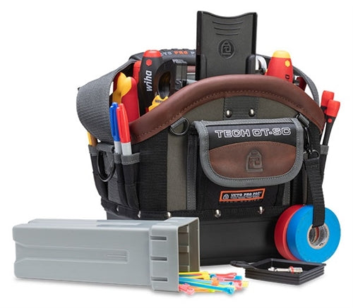 VETO PRO PAC TECH OT-SC SUB-COMPACT, OPEN TOP ELECTRICIAN   TOOL BAG (H:10.25" W:13" D:10") VPP10261