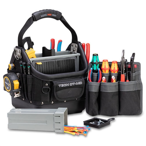 VETO PRO PAC TECH OT-MD BLACKOUT EXTRA WIDE OPEN-TOP TOOL   BAG (H:12" W:12.5" D:12") VPP10743