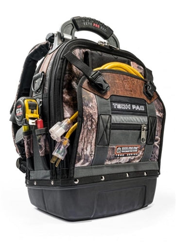 VETO PRO PAC TECH PAC CAMO DNA (MOSSY OAK COUNTRY DNA) BACKPACK TOOL BAG (W:9.875" L:14.25" H:21.5") VPP10384