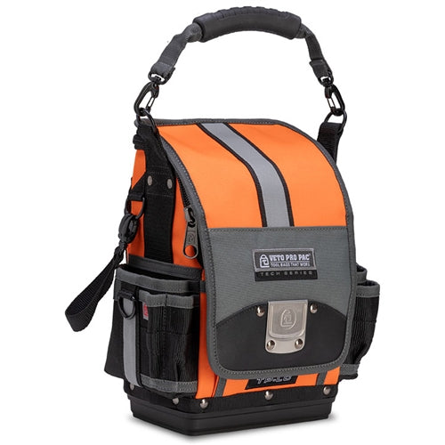 VETO PRO PAC TP-LC HI-VIZ ORANGE ONE-SIDED LARGE            TECHNICIAN TOOL POUCH (H:12.5" W:11" D:7") VPP10797