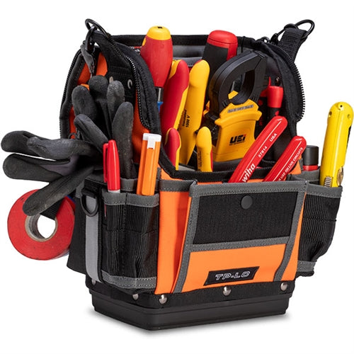 VETO PRO PAC TP-LC HI-VIZ ORANGE ONE-SIDED LARGE            TECHNICIAN TOOL POUCH (H:12.5" W:11" D:7") VPP10797