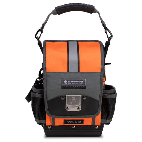 VETO PRO PAC TP-LC HI-VIZ ORANGE ONE-SIDED LARGE            TECHNICIAN TOOL POUCH (H:12.5" W:11" D:7") VPP10797