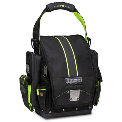 VETO PRO PAC TP-XXL SPECIAL OPS MID-SIZED TOOL POUCH, BLACK AND HI-VIZ YELLOW COLOR SCHEME (H:15" W:15" D:8") VPP10855