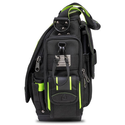 VETO PRO PAC TP-XXL SPECIAL OPS MID-SIZED TOOL POUCH, BLACK AND HI-VIZ YELLOW COLOR SCHEME (H:15" W:15" D:8") VPP10855
