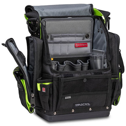 VETO PRO PAC TP-XXL SPECIAL OPS MID-SIZED TOOL POUCH, BLACK AND HI-VIZ YELLOW COLOR SCHEME (H:15" W:15" D:8") VPP10855