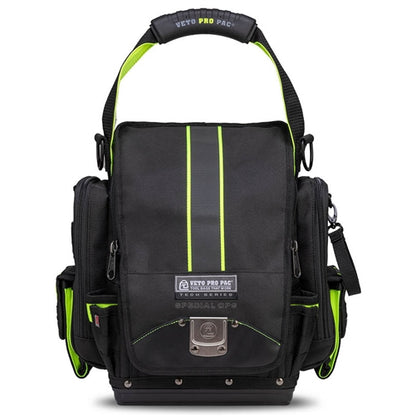 VETO PRO PAC TP-XXL SPECIAL OPS MID-SIZED TOOL POUCH, BLACK AND HI-VIZ YELLOW COLOR SCHEME (H:15" W:15" D:8") VPP10855