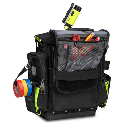 VETO PRO PAC TP-XXL SPECIAL OPS MID-SIZED TOOL POUCH, BLACK AND HI-VIZ YELLOW COLOR SCHEME (H:15" W:15" D:8") VPP10855
