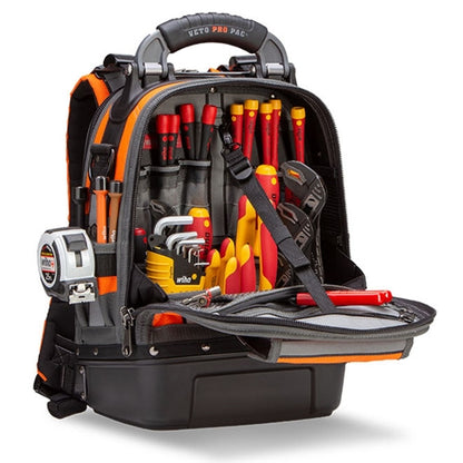 VETO PRO PAC TECH PAC MC HI-VIZ ORANGE COMPACT BACK PACK    (H:17" W:12" D:9") VPP10250