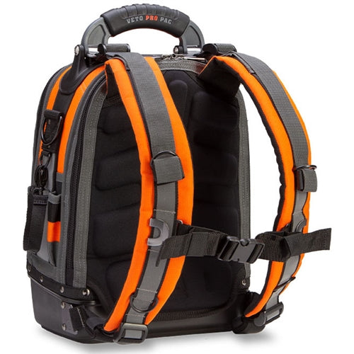 VETO PRO PAC TECH PAC MC HI-VIZ ORANGE COMPACT BACK PACK    (H:17" W:12" D:9") VPP10250