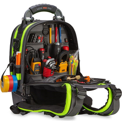 VETO PRO PAC TECH PAC MC HI-VIZ YELLOW COMPACT BACK PACK    (H:17" W:12" D:9") VPP10251