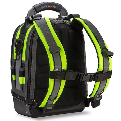 VETO PRO PAC TECH PAC MC HI-VIZ YELLOW COMPACT BACK PACK    (H:17" W:12" D:9") VPP10251