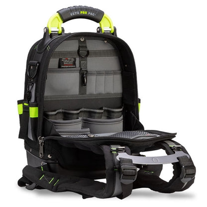 VETO PRO PAC TECH PAC MC SPECIAL OPS (NEW VERSION) COMPACT  BACKPACK, HI-VIZ YELLOW ACCENTS (H:17" W:12" D:9") VPP10860