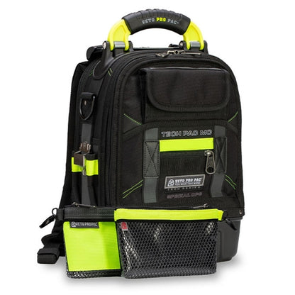 VETO PRO PAC TECH PAC MC SPECIAL OPS (NEW VERSION) COMPACT  BACKPACK, HI-VIZ YELLOW ACCENTS (H:17" W:12" D:9") VPP10860