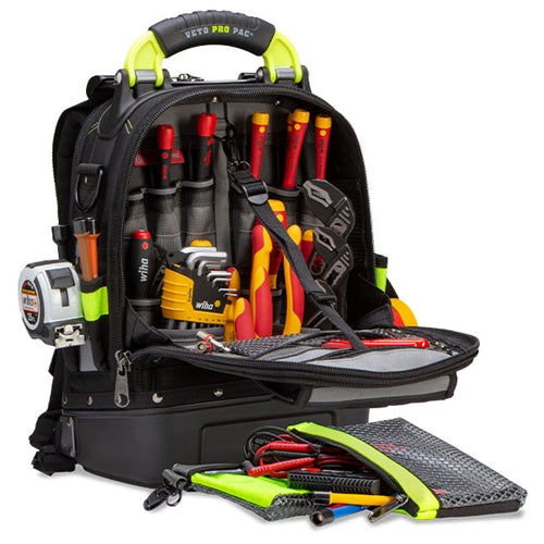 VETO PRO PAC TECH PAC MC SPECIAL OPS (NEW VERSION) COMPACT  BACKPACK, HI-VIZ YELLOW ACCENTS (H:17" W:12" D:9") VPP10860
