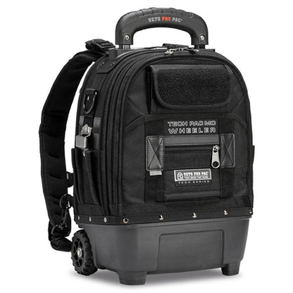 VETO PRO PAC TECH PAC MC WHEELER BLACKOUT MEDIUM-SIZED      ROLLING TOOL BACKPACK (H:18.5" W:14" D:10.5") VPP10873