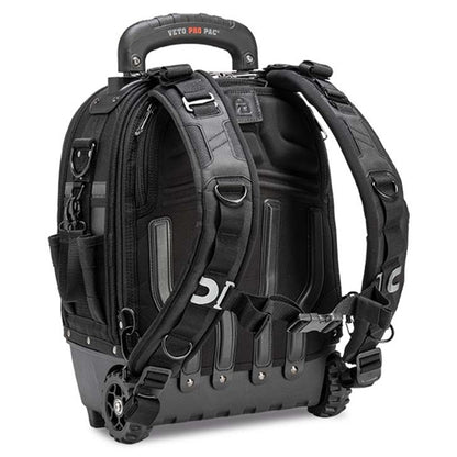 VETO PRO PAC TECH PAC MC WHEELER BLACKOUT MEDIUM-SIZED      ROLLING TOOL BACKPACK (H:18.5" W:14" D:10.5") VPP10873