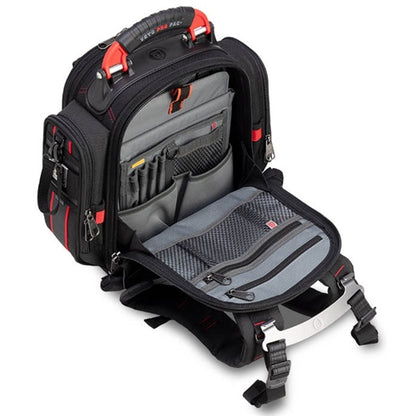 VETO PRO PAC TECH PAC MCP INFRARED COMPACT TOOL BACKPACK    WITH BLACK & RED COLOR SCHEME (H:17" W:16.5" D:9") VPP10852