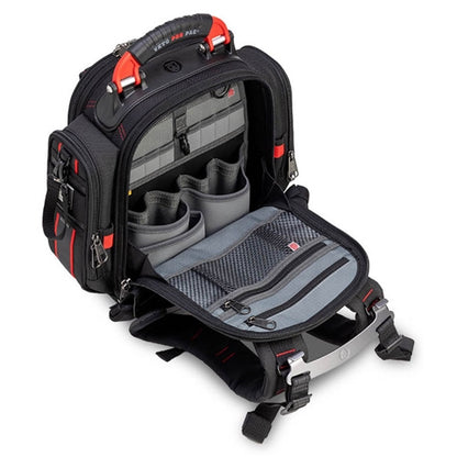 VETO PRO PAC TECH PAC MCP INFRARED COMPACT TOOL BACKPACK    WITH BLACK & RED COLOR SCHEME (H:17" W:16.5" D:9") VPP10852