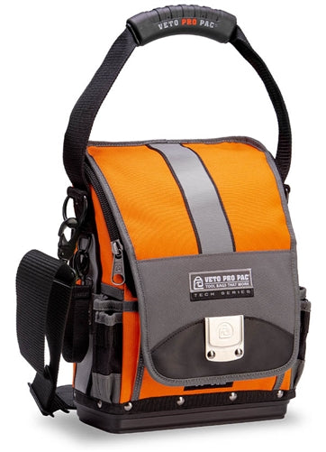 VETO PRO PAC TP-XL HI-VIZ ORANGE TOOL BAG                   (W:11" L:7" H:13.5") VPP10245