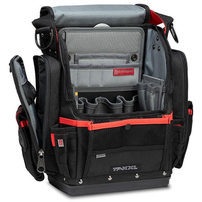VETO PRO PAC TP-XXL INFRARED MID-SIZED TOOL POUCH, NEW BLACK AND RED COLOR SCHEME (H:15" W:15" D:8") VPP10850
