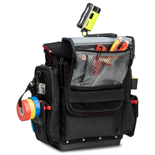 VETO PRO PAC TP-XXL INFRARED MID-SIZED TOOL POUCH, NEW BLACK AND RED COLOR SCHEME (H:15" W:15" D:8") VPP10850