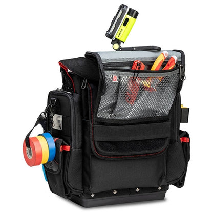 VETO PRO PAC TP-XXL INFRARED MID-SIZED TOOL POUCH, NEW BLACK AND RED COLOR SCHEME (H:15" W:15" D:8") VPP10850