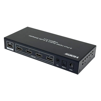 Phantom Cables VW-HDMI-202 4-Port HDMI Switch 4K x 2k@60Hz, HDMI 2.0, Yuv4:4:4, Arc Cec HDR, Ir Control