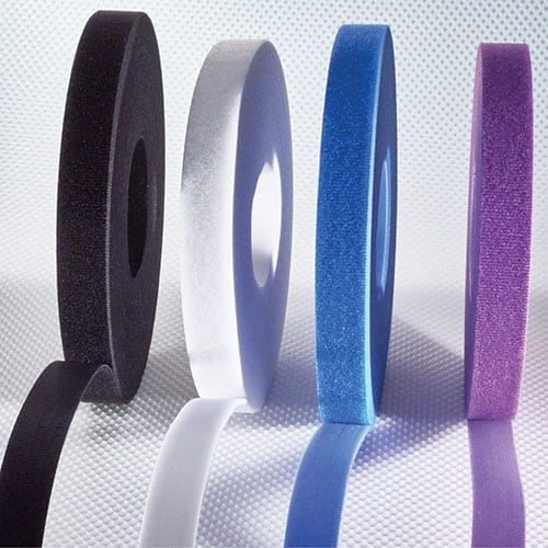 Rip-Tie W-75-1RL-W 1/2" x 75 Feet Wrapstrap Double Sided Hook & Loop Fastener, White