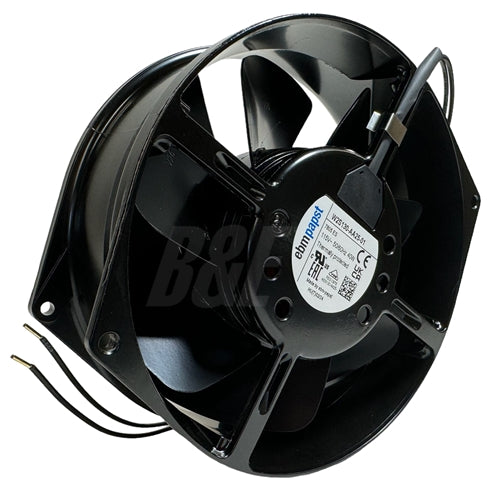 ebm-papst W2S130-AA25-01 115VAC Ball Bearing Fan 150mm x 55mm 225CFM 52dB 38W 0.47A 3250RPM
