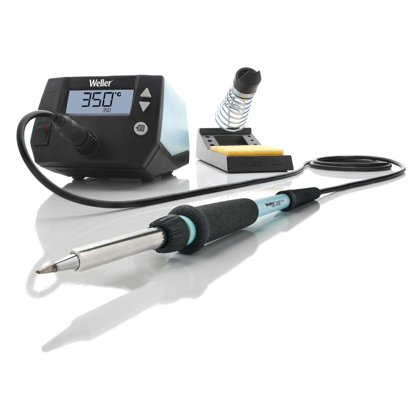 Weller WE1010NA Digital Soldering Station 70W, with WEP 70 Soldering Iron & PH 70 Safety Rest, ETA Tip Included
