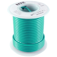 NTE 18AWG Green Stranded Hookup Wire (25 Feet) WH18-05-25 CSA TR64 90C 300V