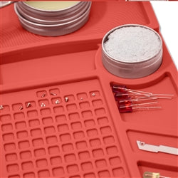 Weller WLACCWSM1-02 Soldering Work Station Mat, Large Size 21.6" x 13.8", Silicone