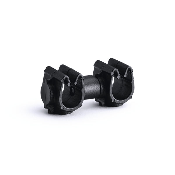 Hellermann Tyton 156-02294 MOC Clip to MOC Clip, 6 mm, 7 mm, PA66HIRHSUV, Black, 2000/ctn