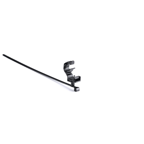 Hellermann Tyton 156-02384 LOC Locking Clamp, 5 - 9 mm, with T50SMVC Swivel Tie, PA66HIRHSUV, Black, 1000/ctn