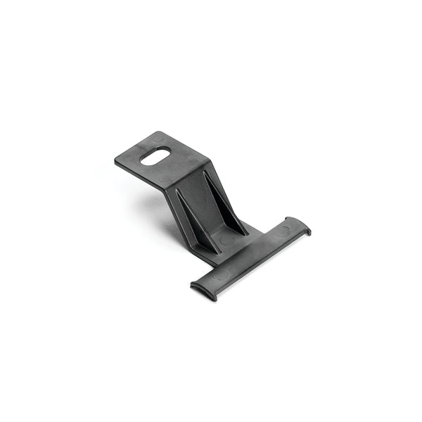 Hellermann Tyton 133-04258 Offset Bundling Clip with Oval Hole, 47mm Offset, 23mm Standoff, PPS, Silver, 1000/ctn