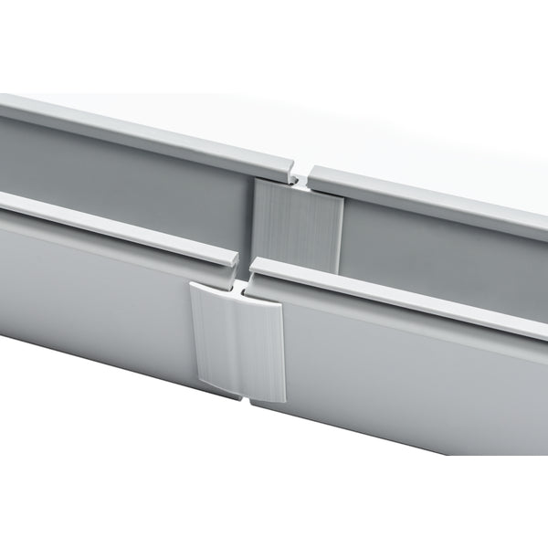 Hellermann Tyton 181-00003 Wiring Duct Straight Connector, Gray, PVC, 120ft/carton