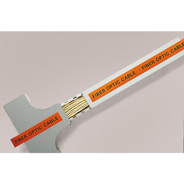 Hellermann Tyton TFOT-1 Fiber Optic Cable Marker Tape, 1.0" x 54', VL, Orange, 1/roll