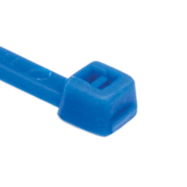 Hellermann Tyton 116-01816 Cable Tie, 4" Long, UL Rated, 18lb Tensile Strength, PA66, Blue, 100/pkg