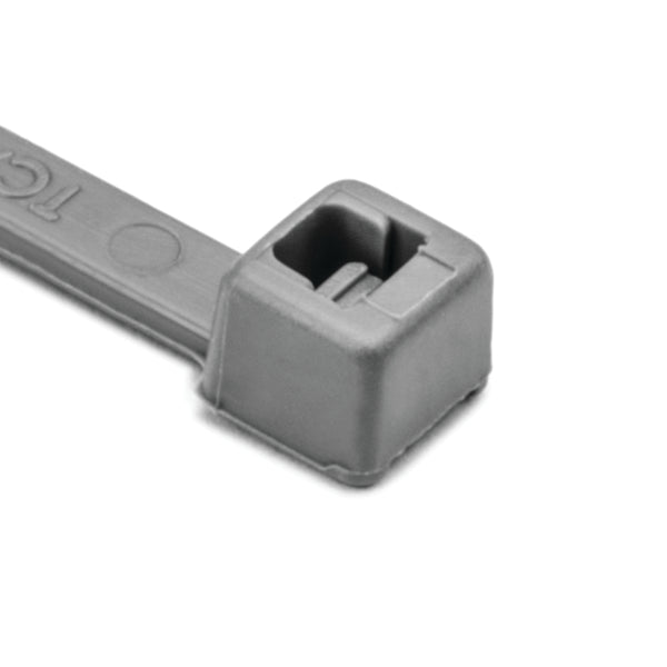 Hellermann Tyton 111-01459 High-Temp Cable Tie, 6" Long, 30lb Tensile Strength, PA46, Gray, 1000/pkg