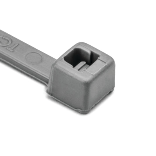 Hellermann Tyton 111-01459 High-Temp Cable Tie, 6" Long, 30lb Tensile Strength, PA46, Gray, 1000/pkg