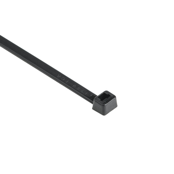 Hellermann Tyton T150M0X2 Heavy Duty Cable Tie, 21" Long, UL Rated, 175lb Tensile Strength, PA66, Black, 25/pkg