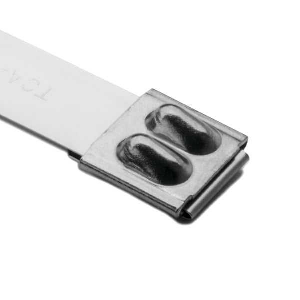 Hellermann Tyton 111-95149 Stainless Steel Tie, 14.3" Long, 607lb Tensile Strength, SS316, Metal, 50/pkg