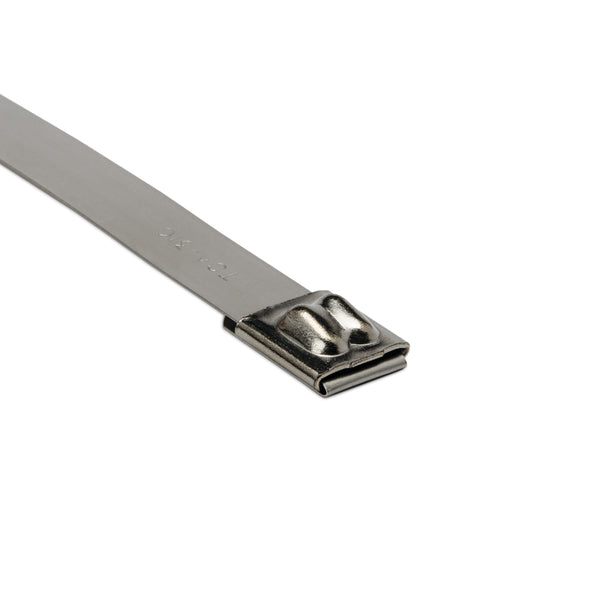Hellermann Tyton 111-95278 Stainless Steel Tie, 26.8" Long, 607lb Tensile Strength, SS304, Metal, 50/pkg