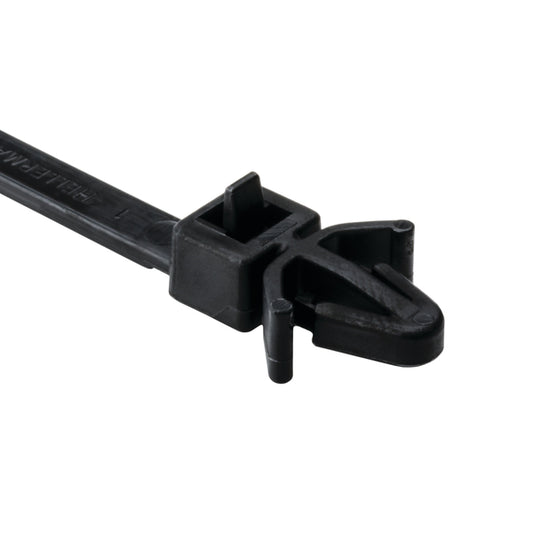Hellermann Tyton 115-06960 1-Piece Cable Tie with Arrowhead Mount, 9.0"L, 2.0" Bundle Diameter, PA66, Black, 1000/pkg