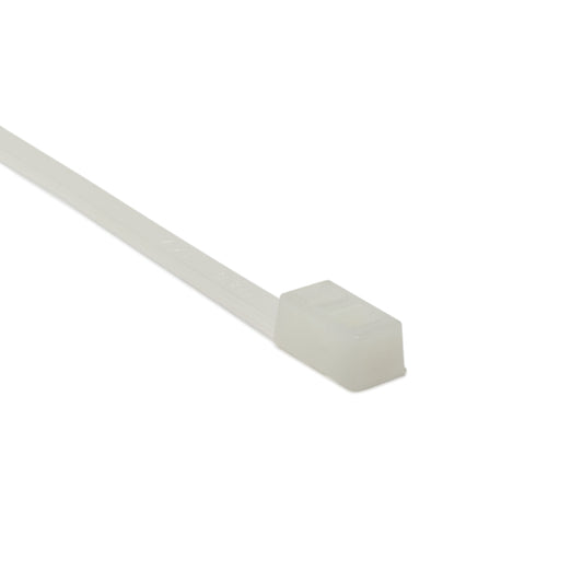 Hellermann Tyton 117-00017 Double-Head Cable Tie, 6.3" Long, 50lb Tensile Strength, PA66, Natural, 1000/pkg
