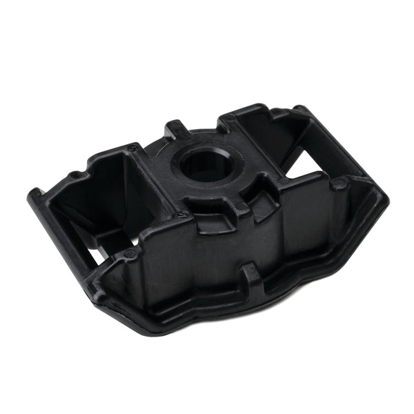 Hellermann Tyton 151-03101 Low Profile Screw Mount, 1.8 x 0.98", 0.25" Hole, PA666V0, Black, 500/pkg