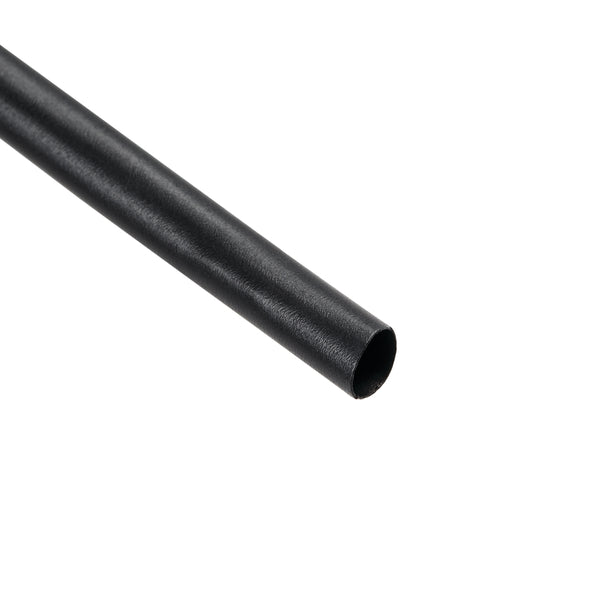 Hellermann Tyton 321-50015 Heat Shrink Tubing, 4' Long Stick, Thick Wall Adhesive Lined, Up to 3.5:1, 2.75", 68/22 dia, PO, Black, 1/pkg